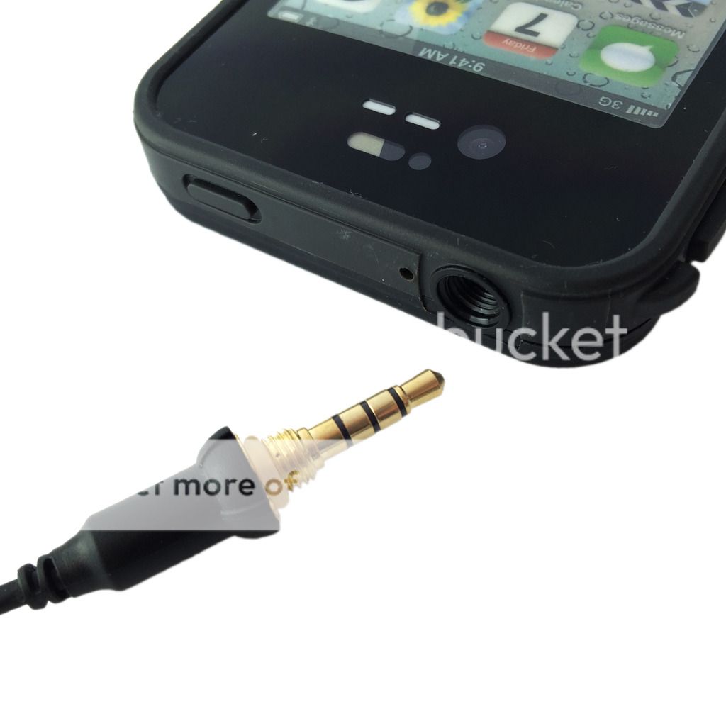 Headphone Jack AUX Cable Adapter for Apple iPhone 4S 4 LifeProof